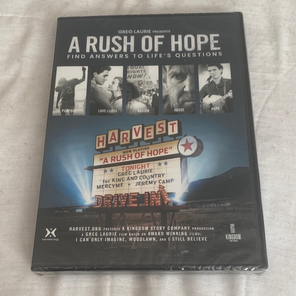 A Rush of Hope DVD — Blue & Black Cover
